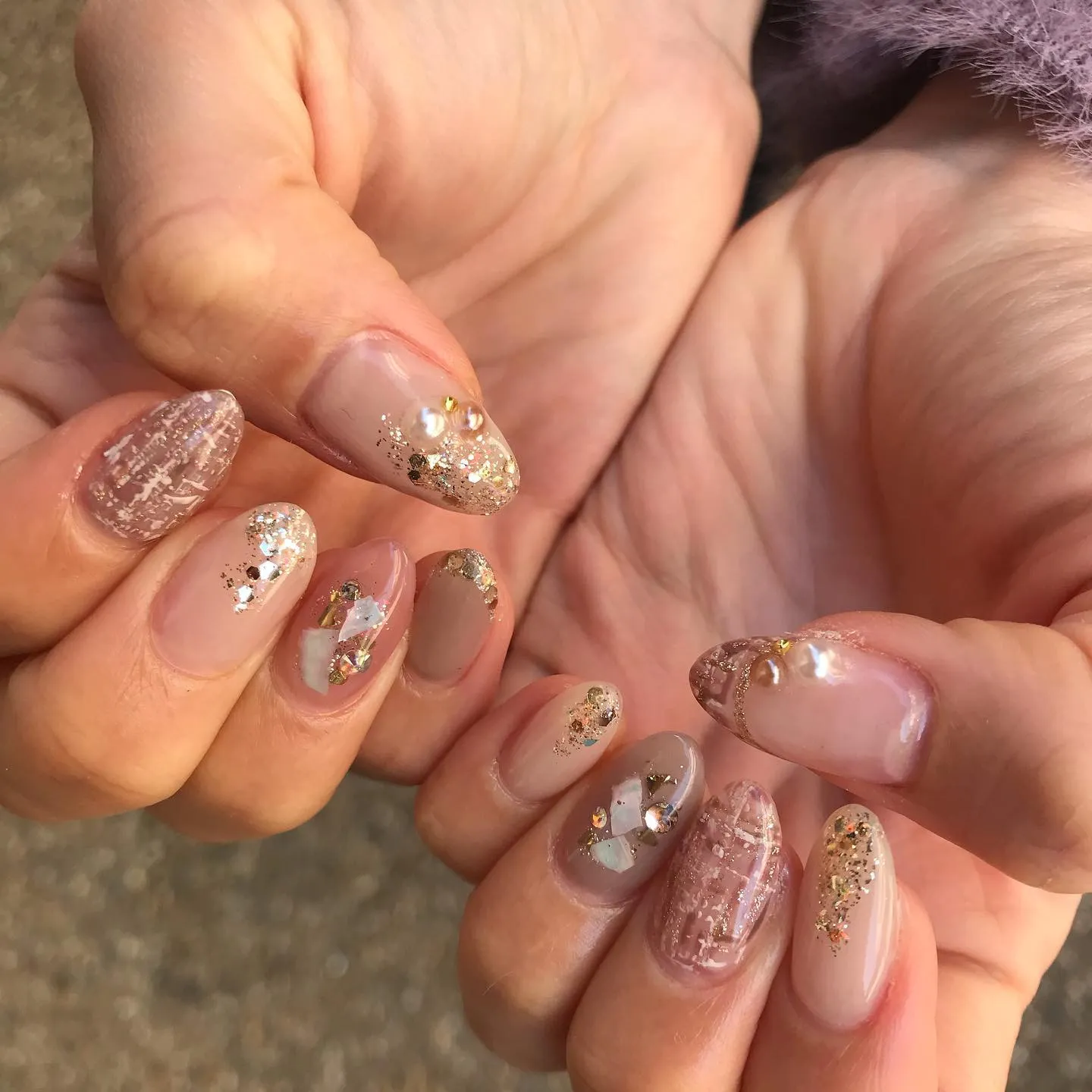 キレイめニュアンスネイル💅